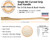 32in Single Bit Curved Grip Axe Handle for 3 to 5 Pound Axes