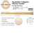  Link Handles 65292, 18" rig builder's or rigster hatchet Handle (min qty 12 each) 