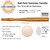  Link Handles 65592, 18" Ball Pein Machinist Hammer Handle For 32 to 48 Oz Hammers (min qty 12 each) 