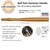  Link Handles 65598, 18" Ball Pein Machinist Hammer Handle For 32 to 48 Oz Hammers (min qty 12 each) 