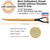  Link Handles 66702, 30" bent hollowback Shovel Handle, without shoulder, steel D-Grip, 9-1/2" chuck (min qty 6 each) 