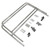  Vestil AWR-HR-9-RF Alum. Walk Ramp Rail Retro Fit 9Ft 