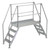  Vestil COL-4-36-44-HDG 4 Stp 23.5"X60" Crossover Ladder G 