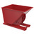  Vestil D-100-LD-NB-SR No Bump LD Hopper 1 CbYd Soda Red 