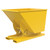  Vestil D-100-MD-NB-YEL No Bump MD Hopper 1 CbYd Yellow 