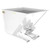  Vestil D-200-MD-WHT MD Hopper 2 CbYd White 