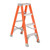 Vestil FBTFL-4 4 Step Twin Front FG Ladder
