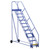  Vestil LAD-11-21-P-EZ 11 P Step 50° 21" Warehouse Ladder 