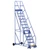  Vestil LAD-13-14-P 13 P Step 58° 14" Warehouse Ladder 