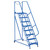  Vestil LAD-MM-8-P 8 Perf Step Maintenance Ladder BL 