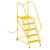  Vestil LAD-STAL-5-G-YL 5 Grip Step Semi Trailer Ladder YL 