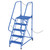  Vestil LAD-STAL-5-P 5 Perf Step Semi Trailer Ladder BL 