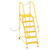 Vestil LAD-STAL-6-G-YL 6 Grip Step Semi Trailer Ladder YL 