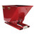  Vestil D-100-HD-SR HD Hopper 1 CbYd Soda Red 