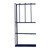  Vestil EVR-106-EXT 106"H Bar Rack Extension Blue 