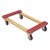  Vestil HDOR-1830-12 18x30 Hardwood Dolly Rubber Ends 