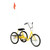  Vestil IBIKE-3-DCHH-Y Instrial Bicycle 350 Lb. Yellow 