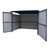  Vestil MDS-96-DR 120" Multi Duty Shed w/Front Doors 