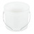  Vestil PAIL-2-PWS 2G Open Head Pail Stl Hndl White 