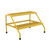  Vestil SSA-2W-KD-Y Aluminum 2Step Wide Stand KD Yellow 