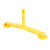  Vestil VDKR-BB-F Rail Barricade Base w/Feet Yellow 