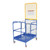  Vestil WP-3648-CA-84B-DD Work Platform Casters,2Door,84"Back 