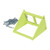  Vestil FAB-10-FYL 10.5" Wheel Chock Fluorescent YL 