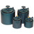  US Stoneware J6120CWR, Low Ash Rubber Lined Carbon Steel Grinding Jar w/ Cover, 0 Size, 0.5 Gal/1.8 L 
