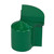 Rainhart 4in Sector Face Tamping Head for Proctor Soil Compactor, green steel tamper head for soil compaction testing equipment.