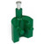 Rainhart 4.5lb Weight for Tamping Heads on Modified Proctor Soil Tests, green metal weight with a silver top for soil compaction testing.