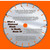 Diamond Products Diamond DM87H HD Orange Segmented Masonry Blade, 24in x 0.140 x 1in, For Asphalt 