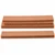 Humboldt Mfg. Leather Compression Shims for Concrete Cylinders (4-Pack), four rectangular brown leather shims with textured surface for concrete testing.