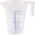 Humboldt Mfg. Marsh Funnel, Measuring Cup,1 Liter Plastic, Clear 