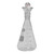 Gilson Company Iodine Flask with Stopper, 500ml laboratory glassware for chemical experiments.