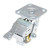 Vestil 4X2 Flat-Free (Rubber) Swivelw/Tot Brake Caster 