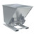 Vestil Hopper W/O Bump & Dump Hd 1.5 Cu 6K Silver