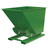 Vestil Hopper W/O Bump & Dump Ld 1.5 Cu Yd 2K T Green