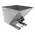 Vestil Self-Dump Hopper Md 2 Cu Yd 4K Gray