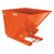 Vestil Self-Dump Hopper Md 2 Cu Yd 4K Orange