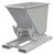 Vestil Hopper W/O Bump&Dump Md .25 Cu Yd 4K M Gray