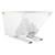Vestil Self-Dump Hopper Hd 2.5 Cu Yd 6K White 