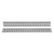 Vestil E-Track 4 Foot 2 Pack Gray 
