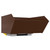 Vestil Stl Ld Bump/Dump Hopper 1  2,000  Brown
