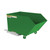 Vestil Low Profile Hopper Hd .50 Cubic Yard-Green