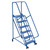 Vestil Tip-N-Roll Ladder Perforated 6 Step 58? 