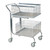 Vestil Mail Cart-Double Tray-Basket 29X18X39 