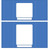 Vestil Pers Desk Shld Grd Blue Pattern 1Window  17.5 