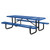Vestil Rectangle Top Picnic Table 30X96 Bl 