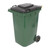 Vestil Green Poly Trash Can 64 Gal Capacity 