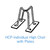Dayton Superior Dayton HCP Individual High Chair with Plates, 2in (100/Case) 